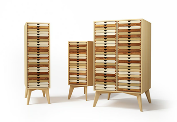 SIXTEMATIC 2 - Solid wood chest of drawers by Sixay furniture - view 2